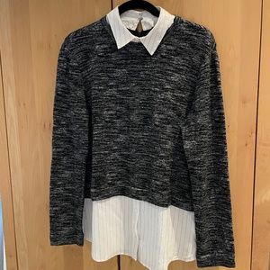 Alice & Olivia Sweater Blouse Size Large